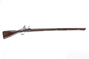 Fusil de demi-citadelle provenant du "magasin royal", vue générale du côté platine